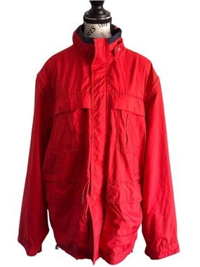 Paul & Shark Red Technical Sailing Jacket M Italy Utility Gorpcore Coastal Yacht